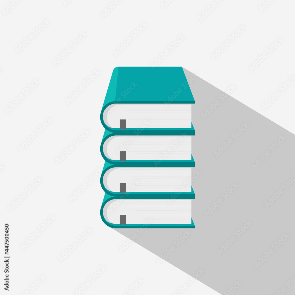 Stack of thick books 3d vector graphics Stack of thick books 3d vector graphics