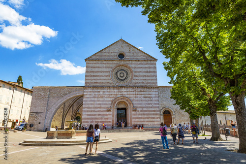 Basilica of Santa Chiara in Assisi. External view