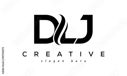 Letter DLJ creative logo design vector	 photo