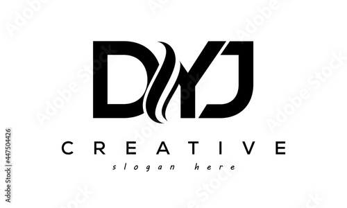 Letter DYJ creative logo design vector	 photo