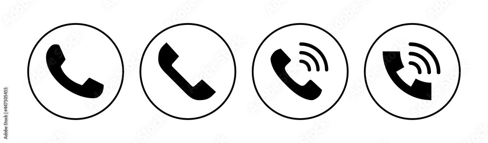 Call icon set. telephone icon vector. phone icon vector. contact us Call icon set. telephone icon vector. phone icon vector. contact us