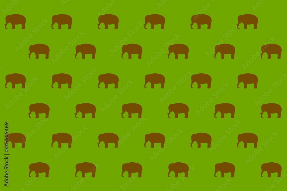 Obraz premium elephant Pattern Background
