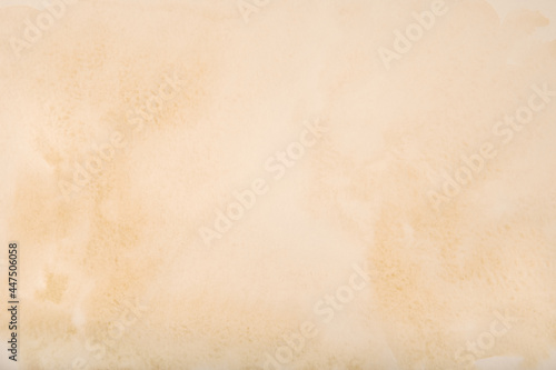 Brown abstract background in watercolor