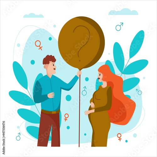 couple finds out the sex of the child, gender party