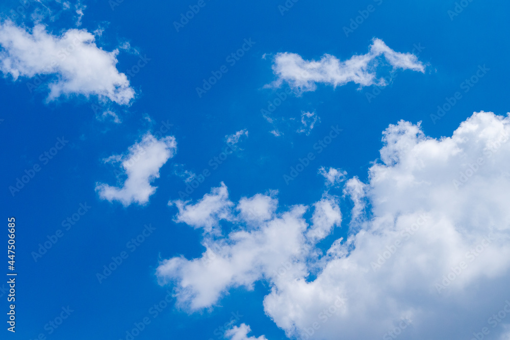 Obraz premium 真夏の青空