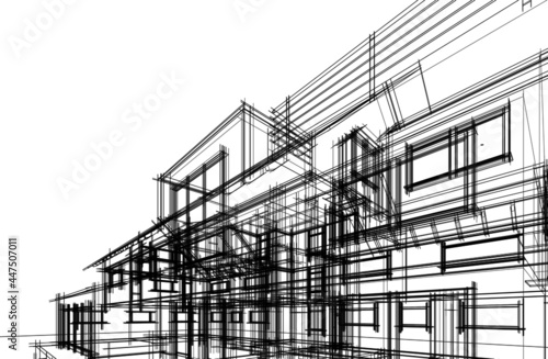 house building architectural drawing