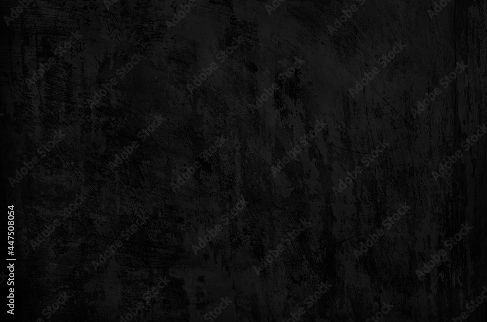Obraz premium Black wall texture rough background dark.