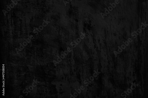 Black wall texture rough background dark. © nata777_7