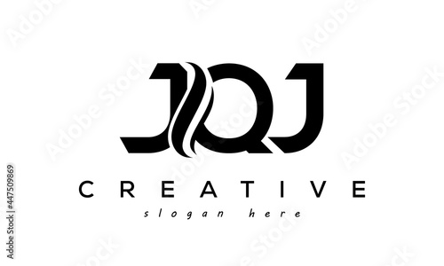 Letter JQJ creative logo design vector	 photo