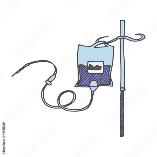 medicine dropper miniature medicine. doodle image