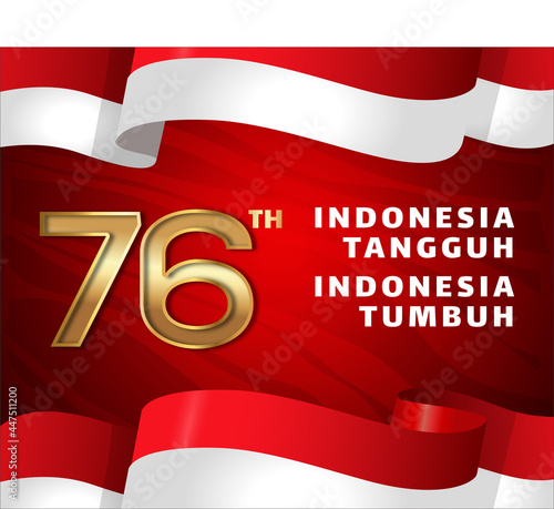 Indonesia 76th independence day, Hari kemerdekaan indonesia ke 76
 photo