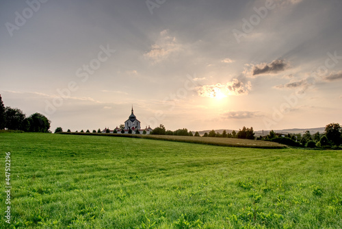 Wallpaper Mural Pilgrimage Church of Saint John of Nepomuk at Zelena Hora, Zdar nad Sazavou, Czech Republic Torontodigital.ca