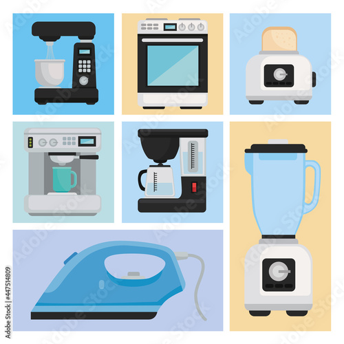 bundle of icons appliances