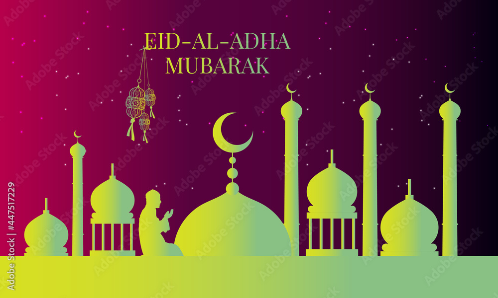 Eid Al Adha Eid Mubarak Happy Muslim eid culture Arabic Style design
