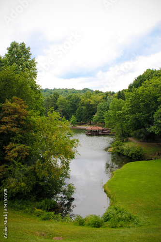 Peaceful Lake at Linn Run State Park, Pennsylvania