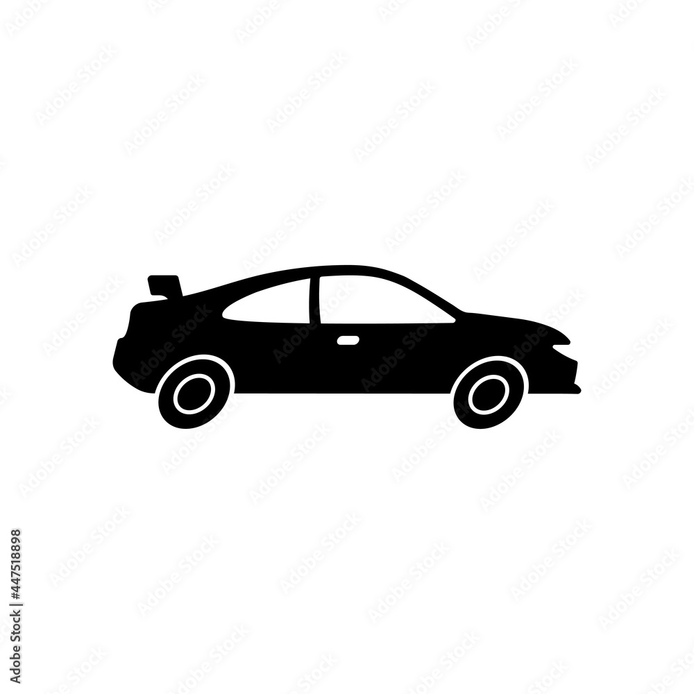 Fototapeta premium Fast car icon design illustration