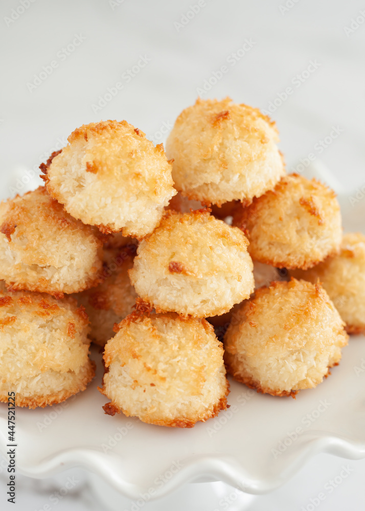 Homemade Freshly Baked Coconut Macaroons Homemade Freshly Baked Coconut Macaroons