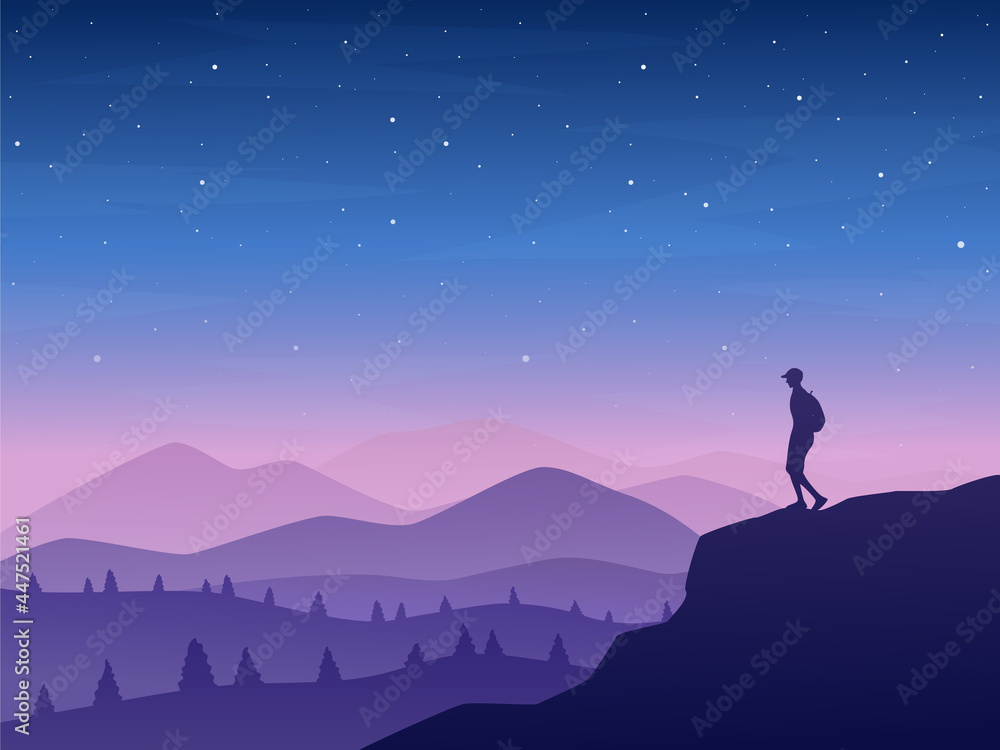 Fototapeta premium Night sky 