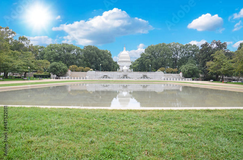 A view of Capitol Building of United States of America