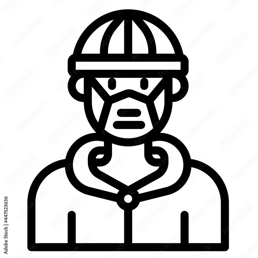 avatar outline style icon