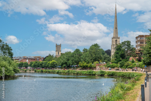 River Walk in Worcester England photo