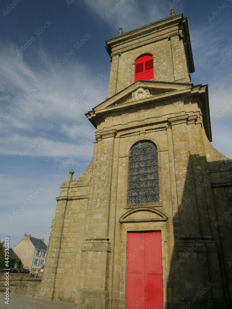 Abbey of Saint-Gildas de Rhuys on the Rhuys peninsula in Morbihan, Brittany, France