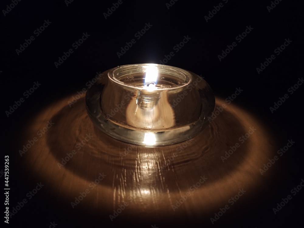 Candles burning in the dark. Slovakia Candles burning in the dark. Slovakia