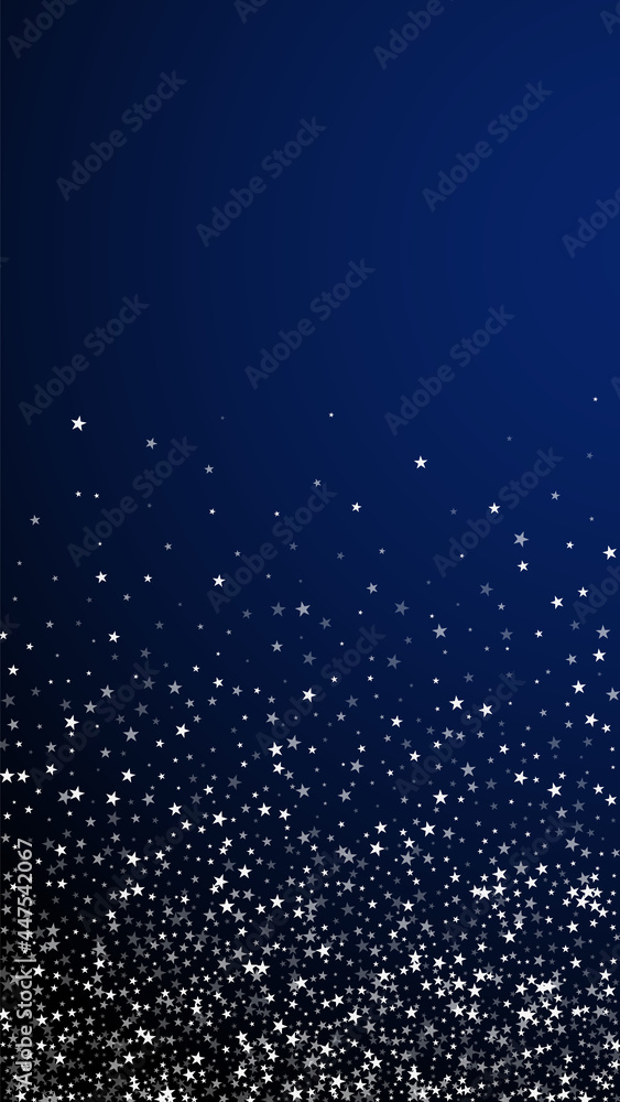 Fototapeta premium Amazing falling stars Christmas background. Subtle