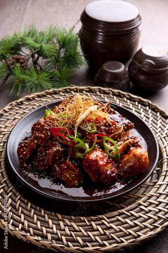 Korean style marinated crab