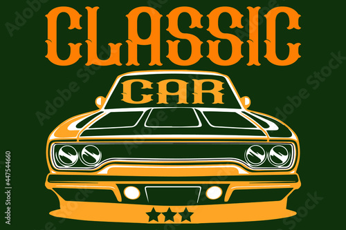 Classic Car T-Shirt Design