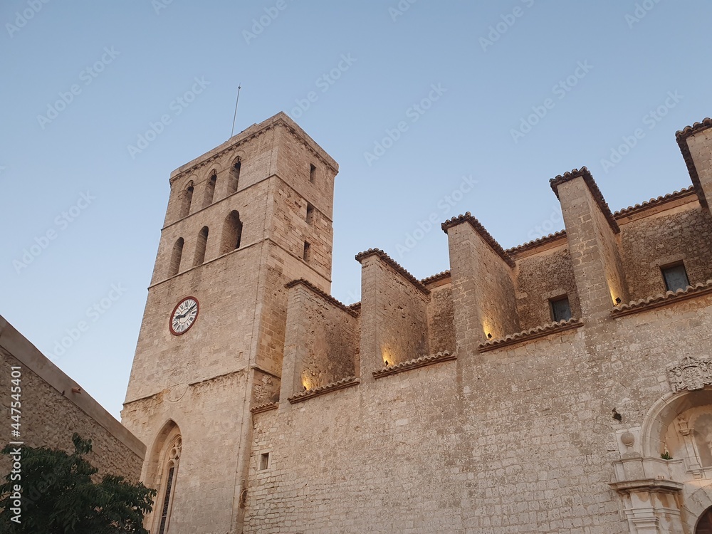 Dalt Vila cathedral in Ibiza