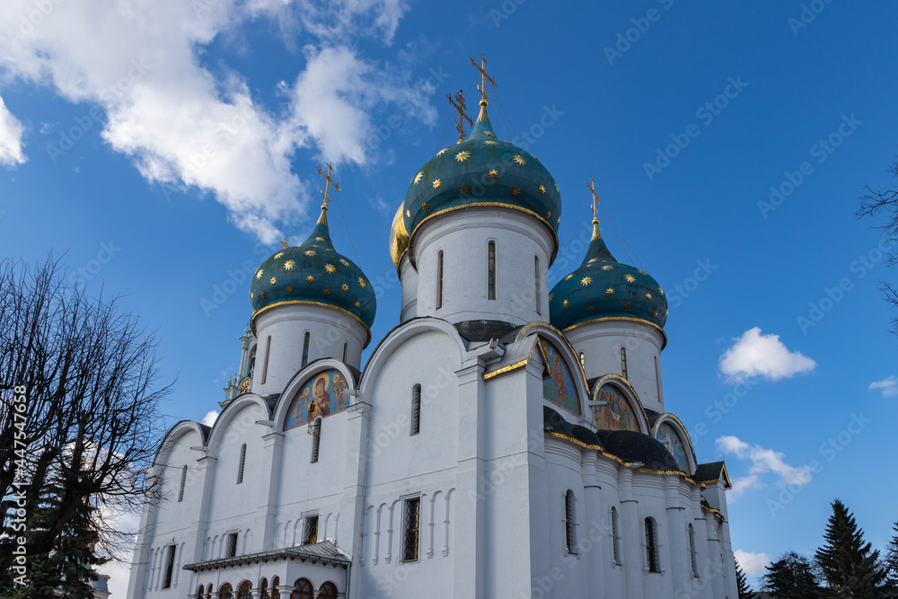 Church in the Trinity Sergius Lavra in Sergiev Posad. Russian Federation