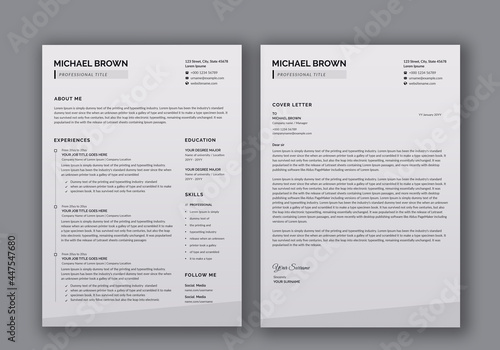 Clean Resume Layout