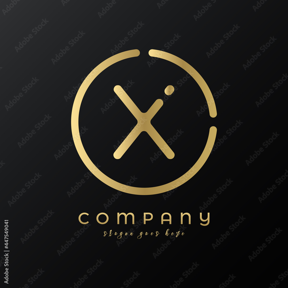 Obraz premium Technology Letter X Logo Design vector Template. Abstract Minimalist Typography Letter X Logo Design