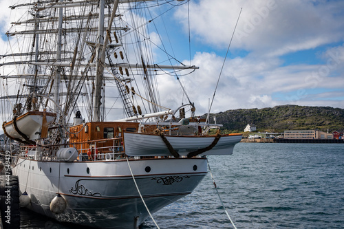 SS Christian Radich is a three-masted full rig, built at Framnæs Mechanical Workshop in Sandefjord, Here in Bodø city,Nordland county,scandinavia,Europe	