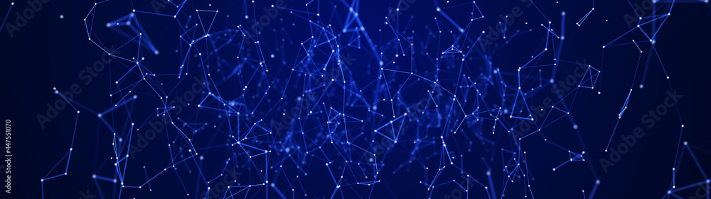 Abstract digital background of dots and lines. Big data visualization. Connection structure. Abstract technology science background. 3d rendering Abstract digital background of dots and lines. Big data visualization. Connection structure. Abstract technology science background. 3d rendering