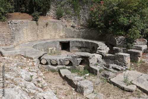 Le castellum divisorium de la ville de Nîmes photo