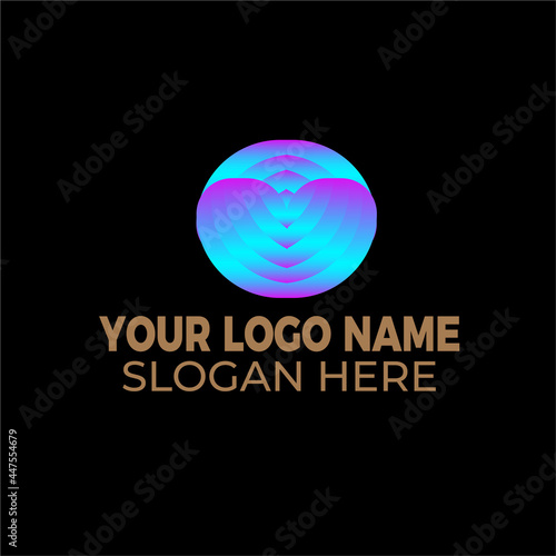 modern gradient Business Corporate technology symbol logo design concept vector  