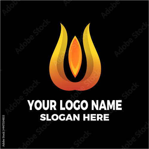 modern gradient Business Corporate technology symbol logo design concept vector  
