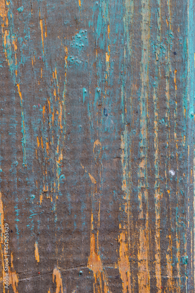 Fototapeta premium Colorful painted wood wall - texture or background