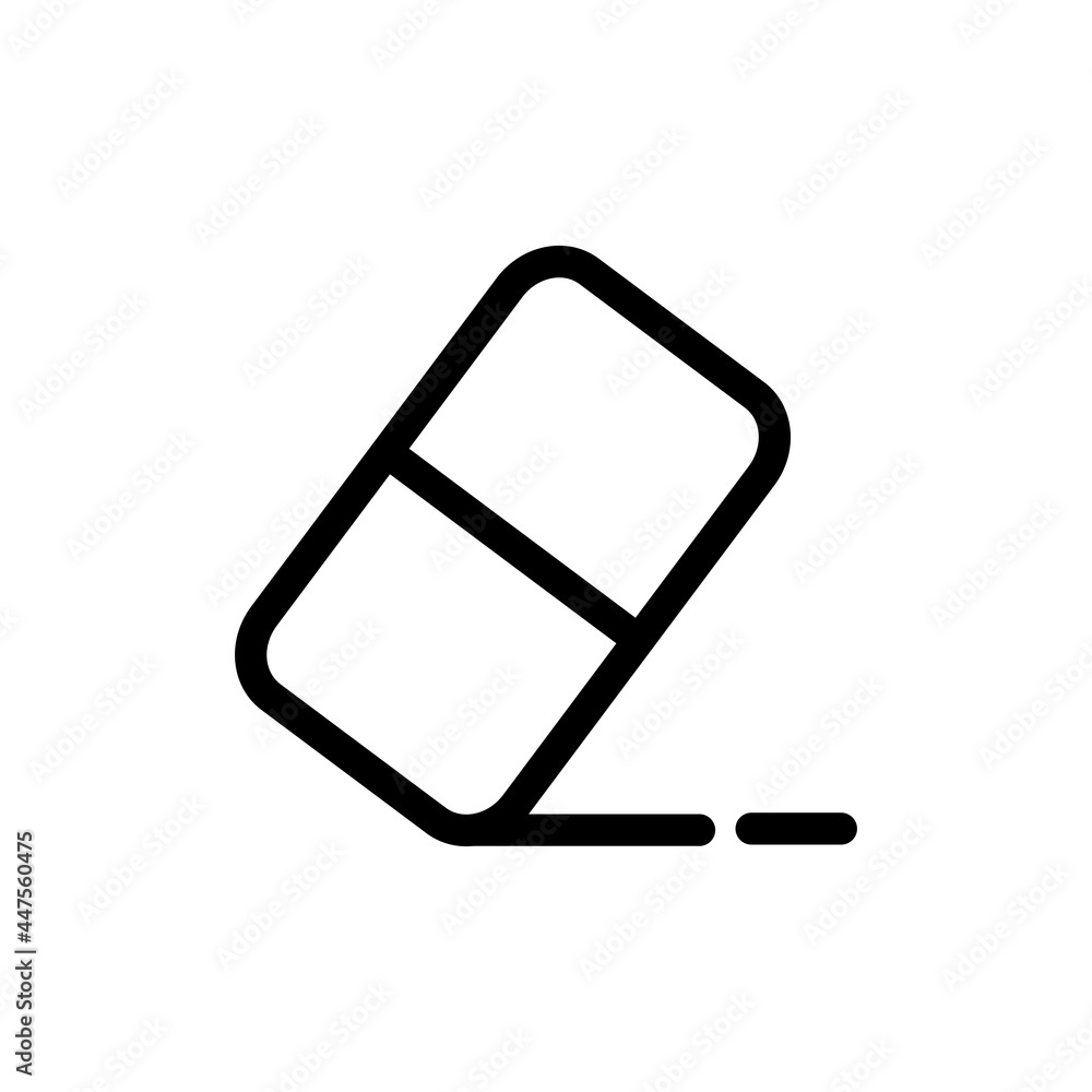 Error rubbing eraser, icon, vector. Error rubbing eraser, icon, vector.