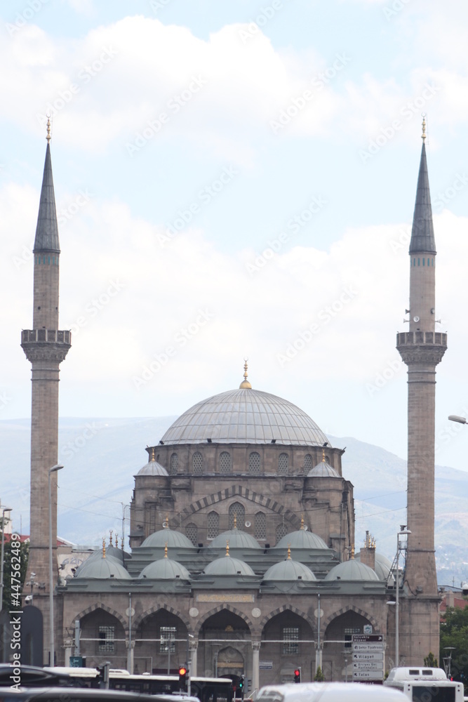 Fototapeta premium historical mosque monuments in turkey