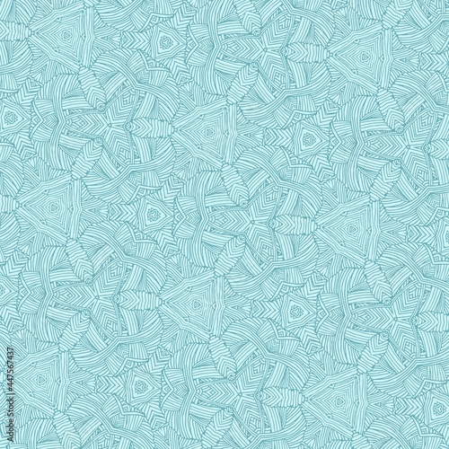 Illustration of blue abstract patterned background
