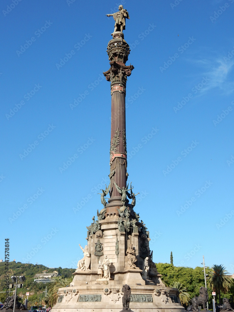 Monument to Christopher Columbus in Barcelona