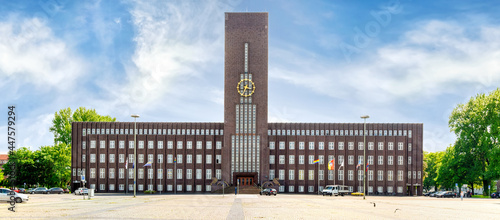 Panoramic view to the Town hall of Wilhelmshaven, Germany photo