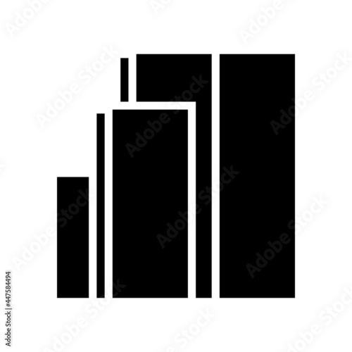 plastic floor glyph icon vector. plastic floor sign. isolated contour symbol black illustration