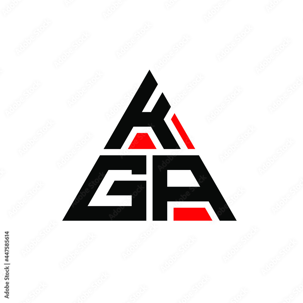 KGA triangle letter logo design with triangle shape. KGA triangle logo design monogram. KGA triangle vector logo template with red color. KGA triangular logo Simple, Elegant, and Luxurious Logo. KGA KGA triangle letter logo design with triangle shape. KGA triangle logo design monogram. KGA triangle vector logo template with red color. KGA triangular logo Simple, Elegant, and Luxurious Logo. KGA
