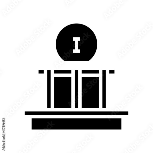 first stage of roof construction glyph icon vector. first stage of roof construction sign. isolated contour symbol black illustration