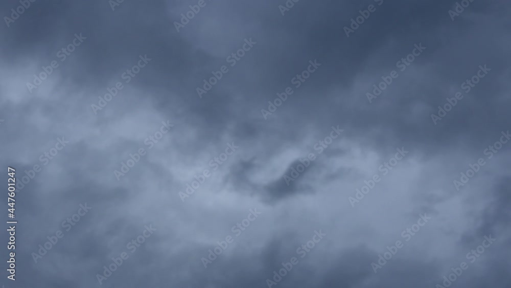 Light white clouds flew past in the bright blue sky. The summer of the sun's scorching week, 4K video Light white clouds flew past in the bright blue sky. The summer of the sun's scorching week, 4K video