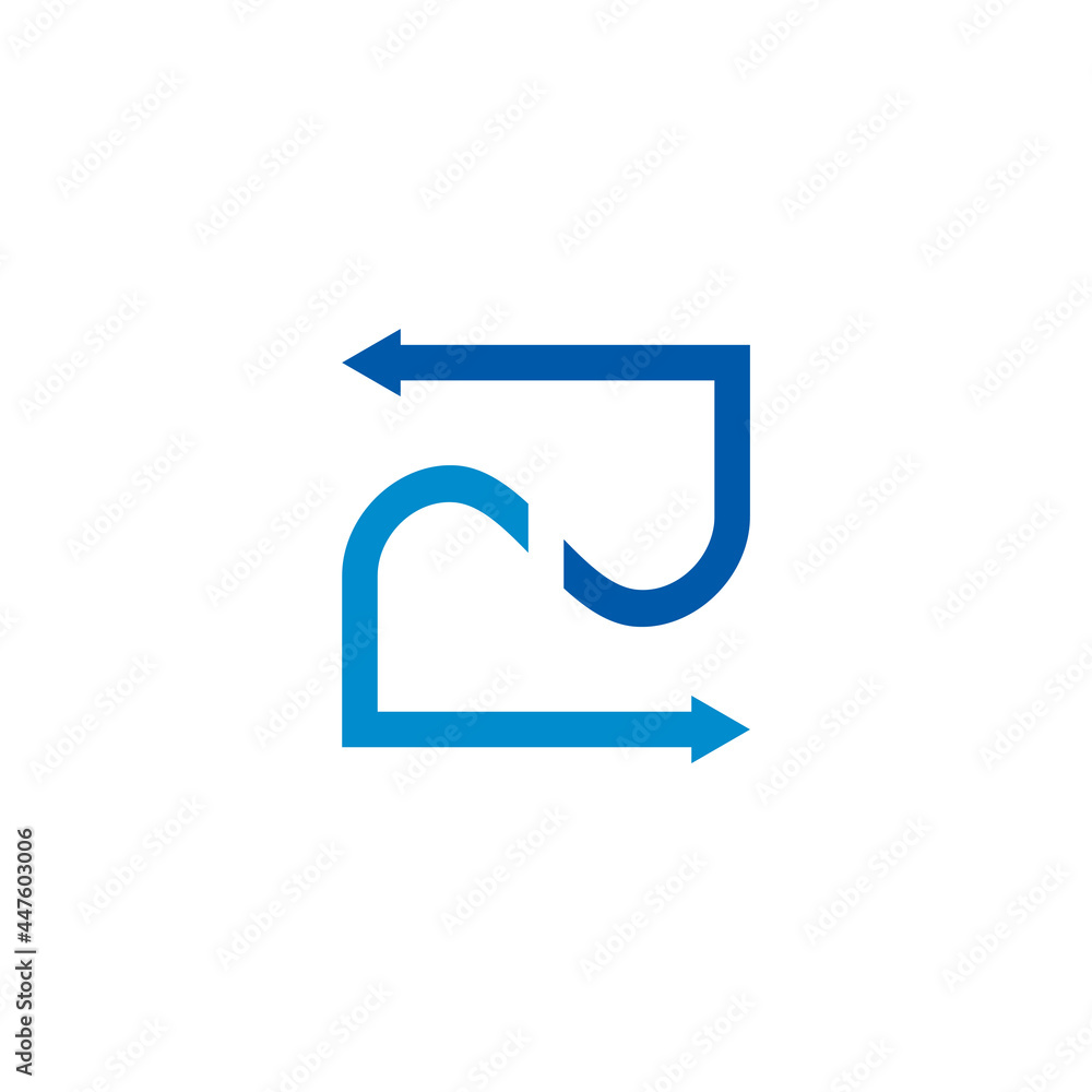 number two arrows directions linear geometric vector number two arrows directions linear geometric vector